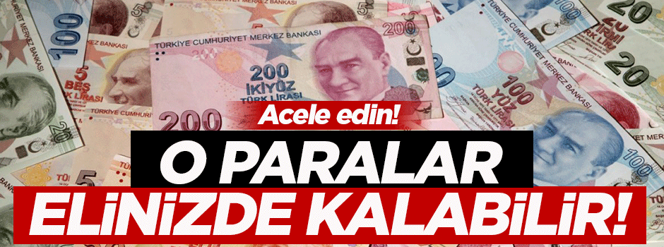 Eski banknotların zaman aşımı süresi doluyor