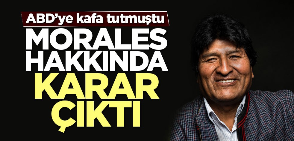 Eski Bolivya Devlet Başkanı Morales hakkında tutuklama kararı