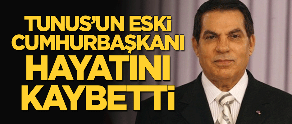 Eski Cumhurbaşkanı Zeydel Abidin hayatını kaybetti
