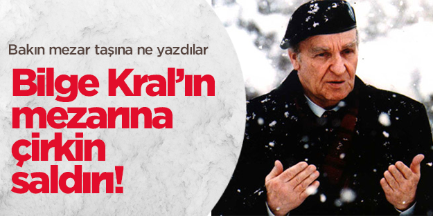 Eski devlet başkanının mezarına çirkin saldırı