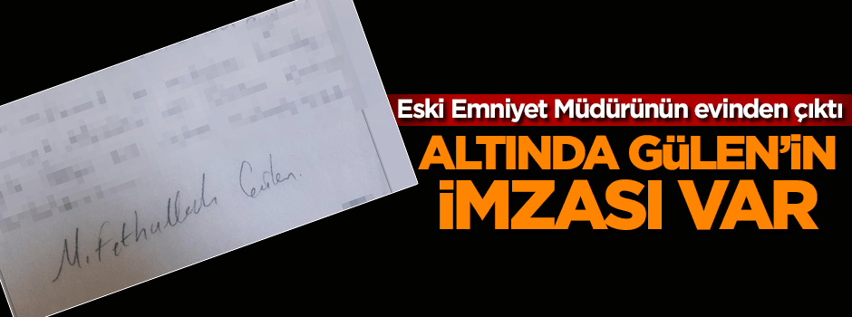 Eski Emniyet müdürünün evinden çıktı