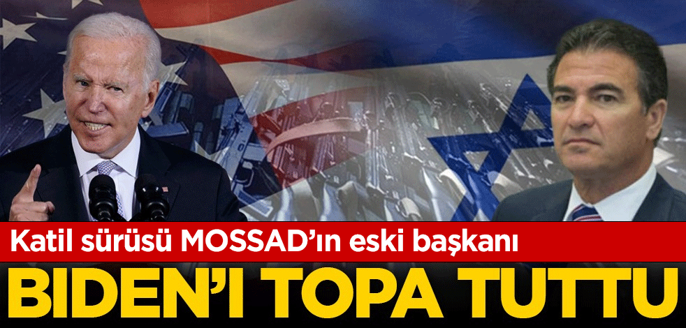 Katil sürüsü MOSSAD'ın eski Başkanı Yossi Cohen Biden'ı topa tuttu