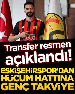 Eskişehirspor'dan hücum hattına genç takviye! Transfer resmen açıklandı!