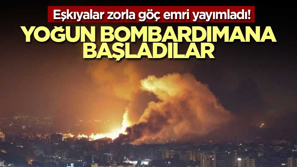 Eşkıyalar zorla göç emri yayımladı! Yoğun bombardımana başladılar