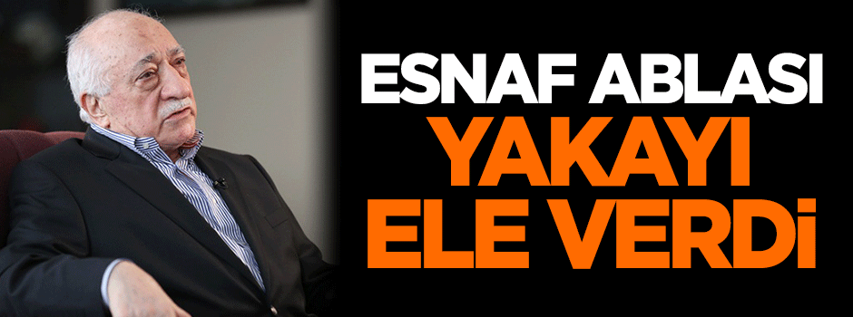 'Esnaf ablası' yakalandı