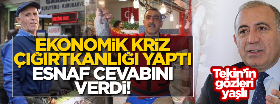 Esnaf cevabını verdi! CHP’li Tekin, Ankara Hali’nden eli boş döndü...