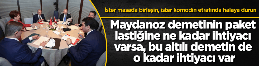 Esra Elönü, 6 muhalefet partisi liderini yerin dibine soktu