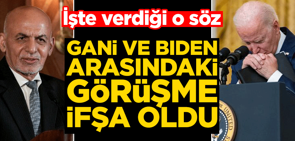 Eşref Gani ve Joe Biden arasındaki görüşme ifşa oldu! İşte verdiği o söz