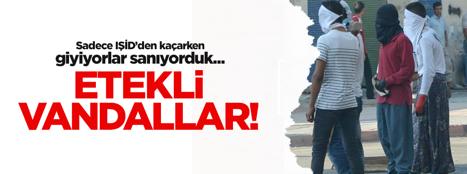 Etek giyip polisle çatıştılar