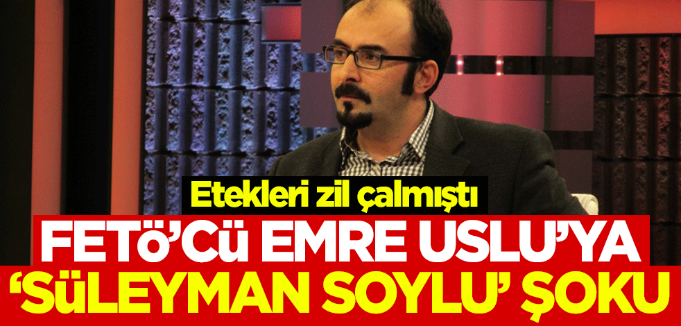 Etekleri zil çalmıştı! Emre Uslu'ya 'Süleyman Soylu' şoku