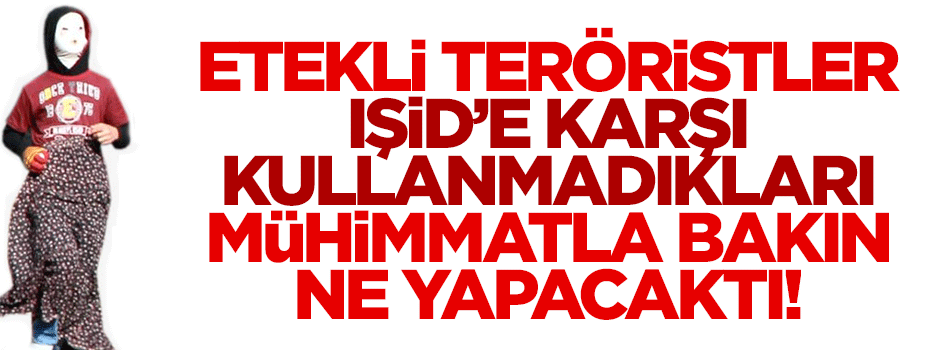 Etekli PKK'lılar IŞİD'e yapamadıklarını Diyarbakır'da yapacaktı