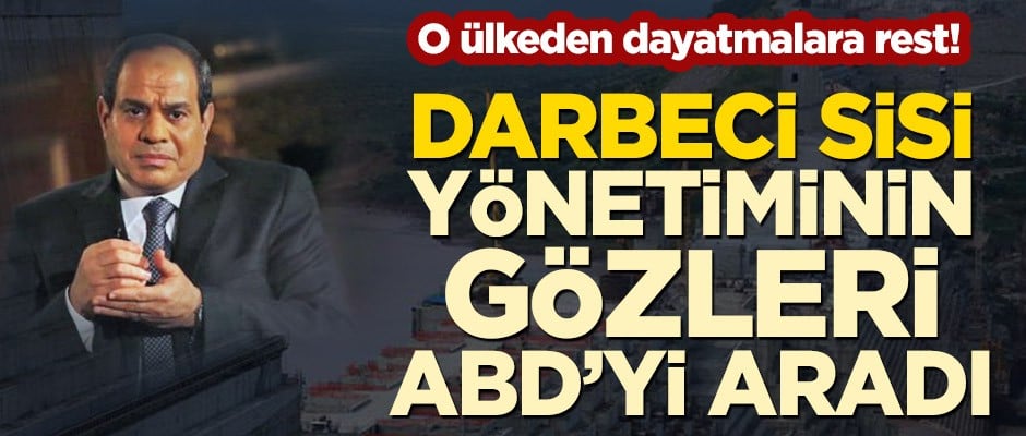 Etiyopya darbeci Sisi’nin dayatmalarına karşı çıktı!