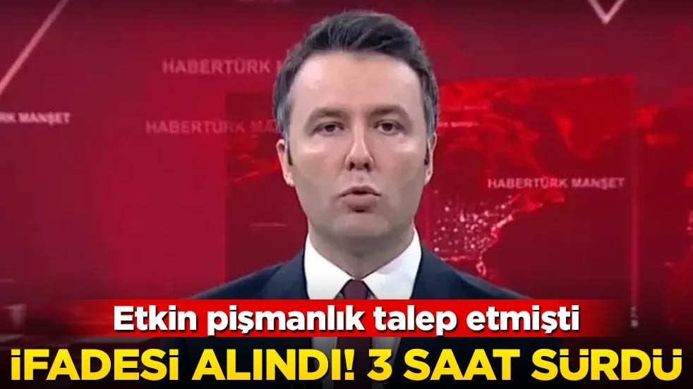 Etkin pişmanlıktan yararlanmak istemişti... Mehmet Akif Ersoy'un ifade işlemi bitti!