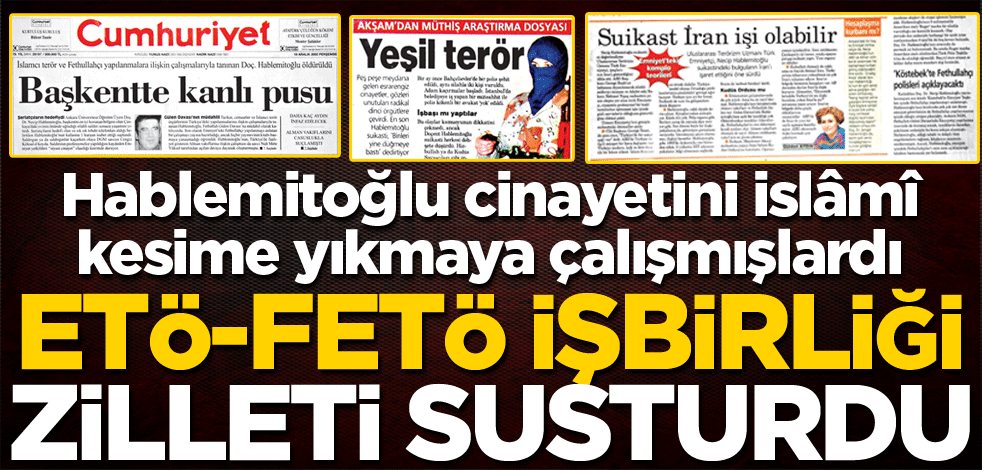 ETÖ-FETÖ işbirliği zilleti susturdu
