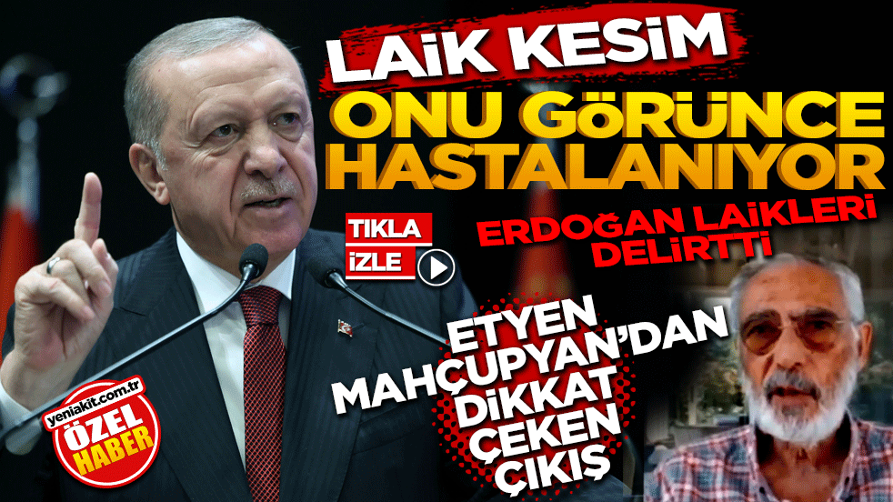 Etyen Mahçupyan'dan Dikkat Çeken Çıkış: "Laik Kesim Onu Gördükçe Hastalanıyor, Tayyip Erdoğan laik kesimi delirtti."
