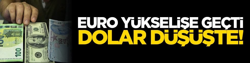 Euro yükselişe geçti, dolar düşüşte!
