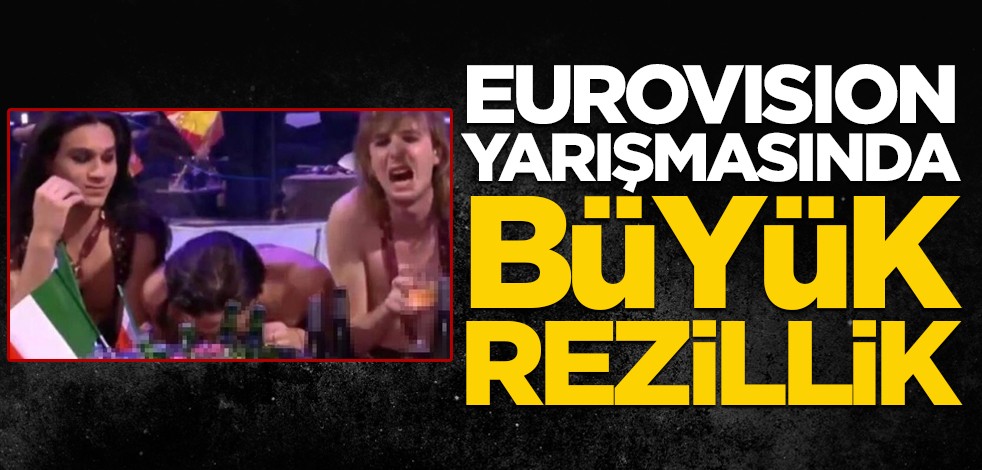 Eurovision yarışmasında büyük rezillik