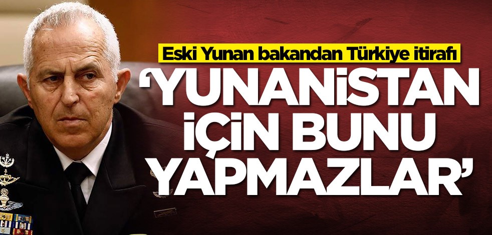 Evangelos Apostolakis'ten Türkiye itirafı: Yunanistan için bunu yapmazlar