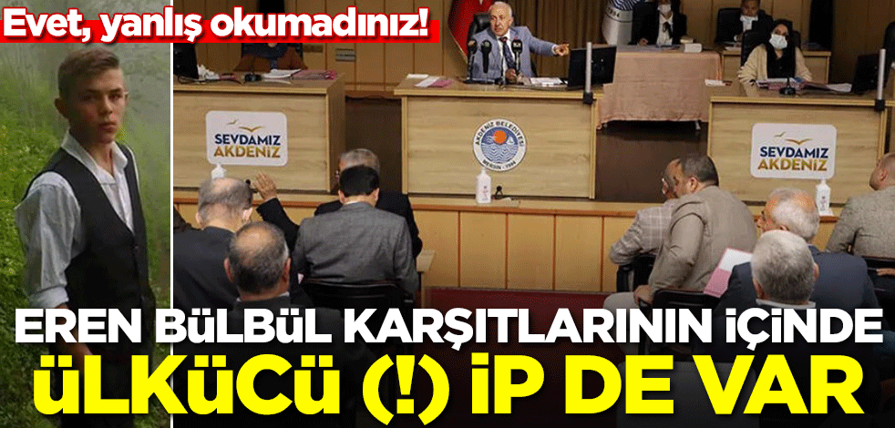 Evet, yanlış okumadınız! Eren Bülbül karşıtlarının içinde ülkücü(!) İP de var
