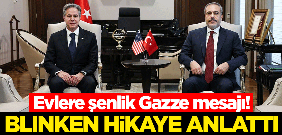 Evlere şenlik Gazze mesajı! ABD'li Bakan Blinken hikaye anlattı