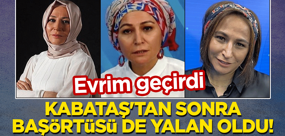 Evrim geçirdi: Elif Çakır'ın Kabataş'tan sonra başörtüsü de yalan oldu!