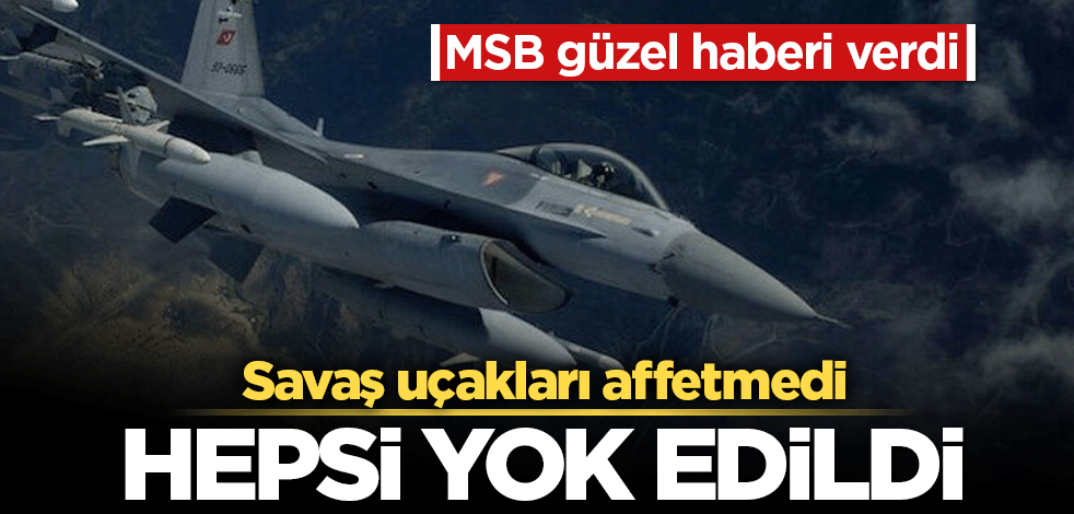 Eyem hazırlığındaki 5 terörist hava harekatıyla etkisiz hale getirildi