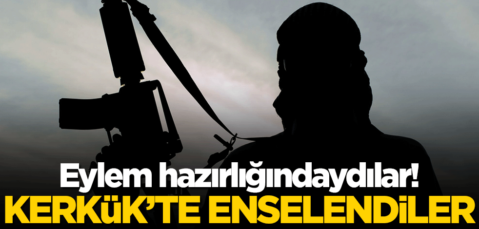 Eylem hazırlığındaydılar! Kerkük'te enselendiler