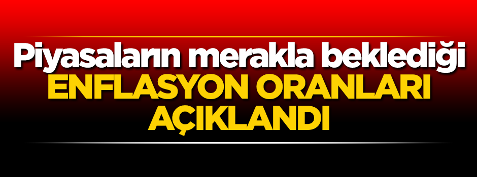 Eylül ayı enflasyon oranları açıklandı
