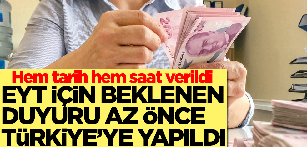 EYT için merakla beklenen duyuruyu az önce Türkiye'ye yapıldı! O tarihe dikkat