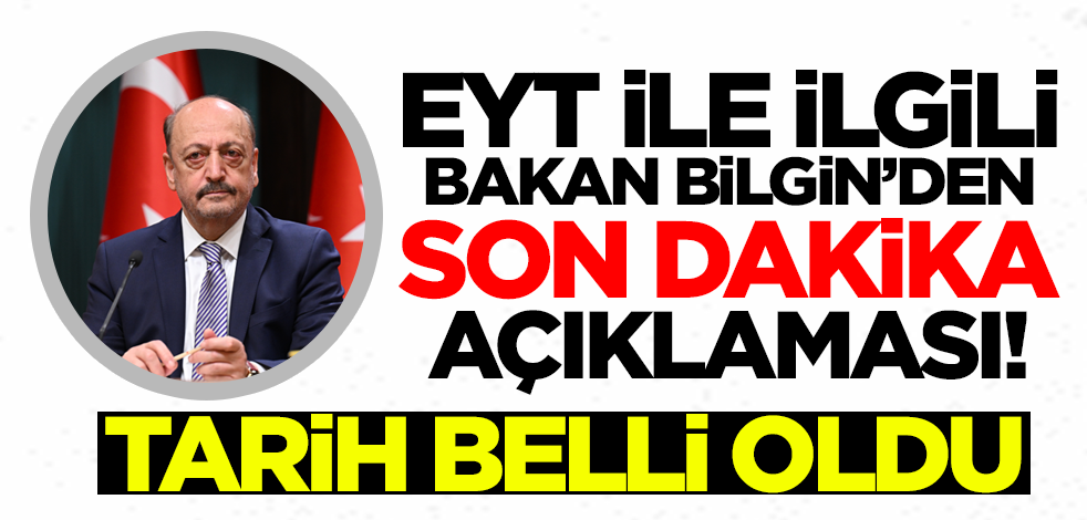 EYT ile ilgili son dakika! Tarih belli oldu