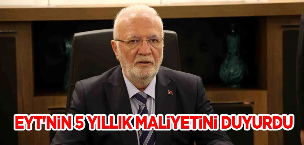 EYT'nin 5 yıllık maliyeti 300 milyar dolar! AK Parti Genel Başkan Vekili Elitaş: Ortaya çıkan yeni detayları duyurdu