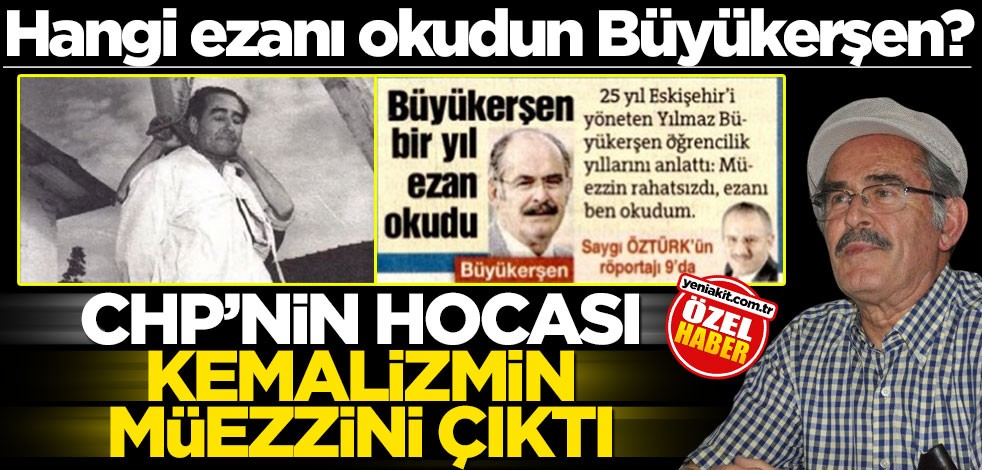 Ezanı Türkçe’den aslına döndüren Menderes’in de asılmasında rol aldı! Hangi ezanı okudun Büyükerşen?