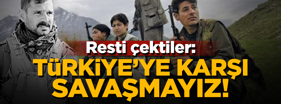 Ezidiler resti çekti: "Türkiye'ye karşı savaşmayacağız!"