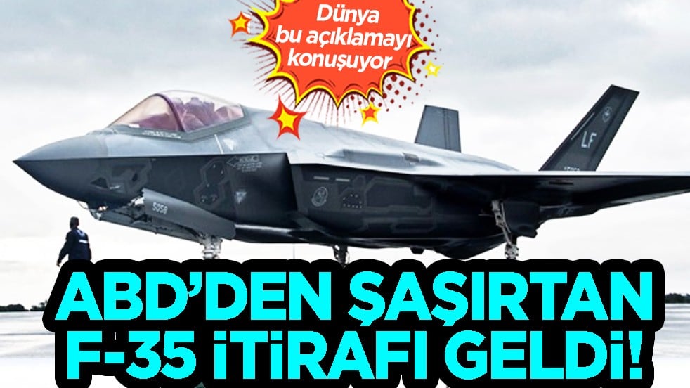 F-35 sürprizi... ABD o bağlantısını açıkladı: İstihbaratta deprem etkisi oluşturacak bir açıklama daha...