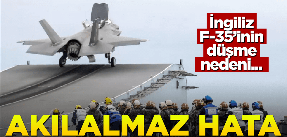 F-35'in düşme neden belli oldu