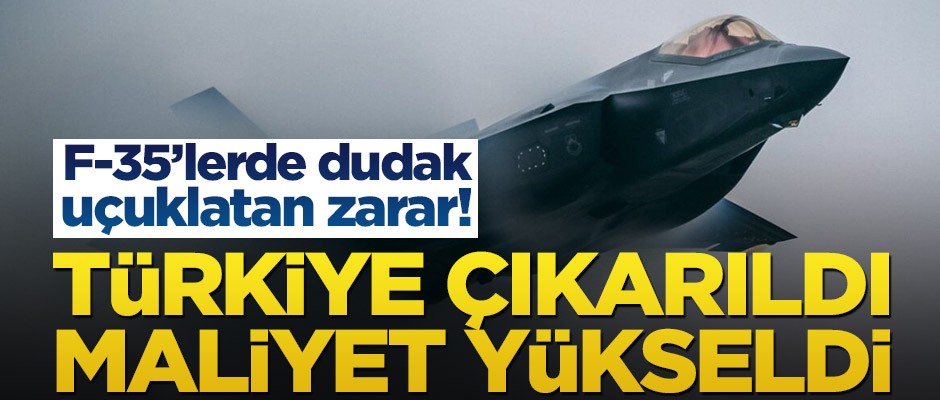F-35’lerde dudak uçuklatan zarar! Türkiye çıkarıldı maliyet yükseldi