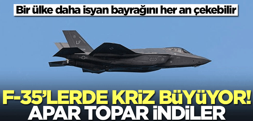 F-35'lerde kriz! Bir ülkede daha sorun çıkardı
