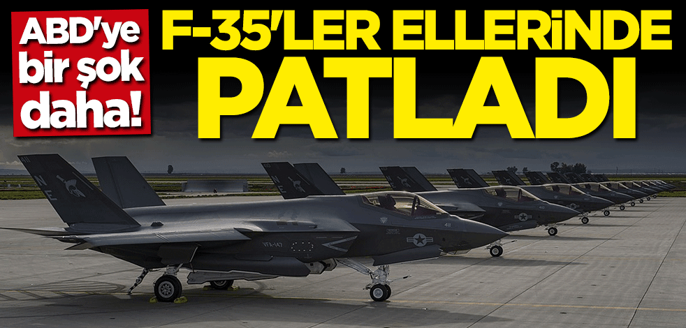 F-35'lerde motor sorunu patlak verdi