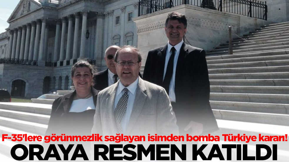 F-35'lere görünmezlik sağlayan isimden bomba Türkiye kararı! Oraya resmen katıldı