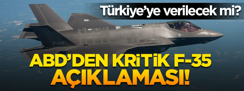 F-35'leri üreten şirket baskılara aldırmadı! Türkiye'ye verilecek
