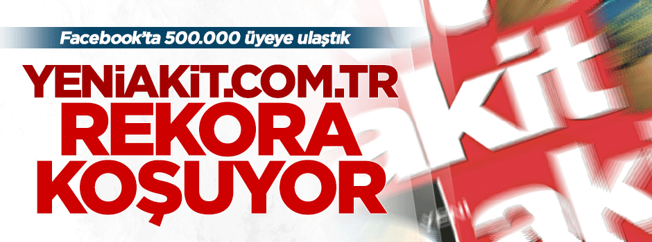 Facebook sayfamız 500 bin üyeye ulaştı