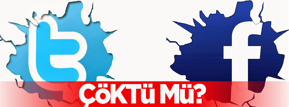 Facebook ve Twitter çöktü mü?