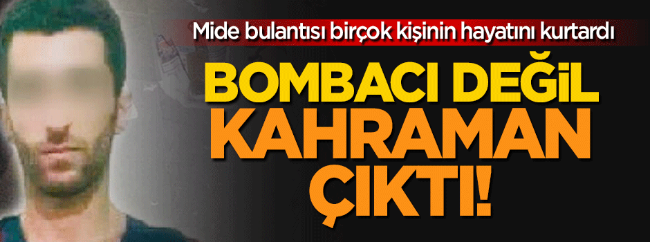 Facianın önüne geçti: Bombacı değil kahraman çıktı!