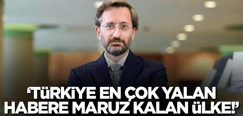 Fahrettin Altun dezenformasyonla mücadele panelinde konuştu! 'Türkiye en çok yalan habere maruz kalan ülke'