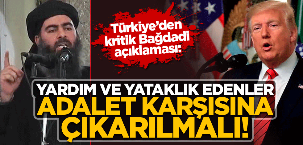 Fahrettin Altun'dan Bağdadi'nin öldürülmesi ile ilgili kritik açıklama!