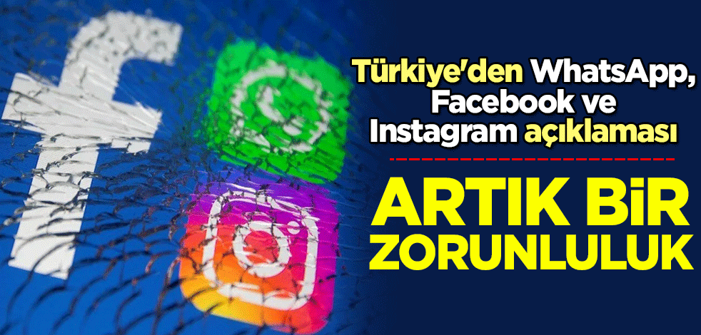 Fahrettin Altun'dan WhatsApp, Facebook ve Instagram açıklaması: Artık bir zorunluluk