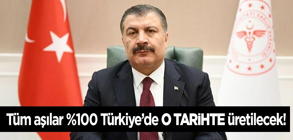 Fahrettin Koca, Tüm aşılar %100 Türkiye’de üretilecek! Tüm Türkiye dualarıyla hakkımızı teslim etti! Görülmemiş büyük bir dayanışma