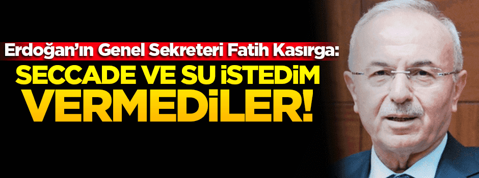 Fahri Kasırga'nın ifadesi ortaya çıktı!