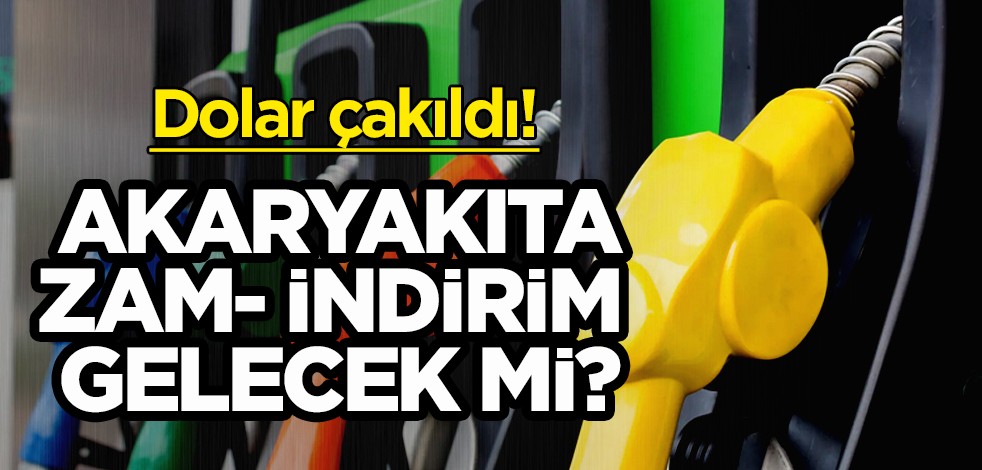 Faiz kararı sonrası beklenmedik şekilde dolar çakıldı! Akaryakıta indirim gelecek mi? Zam yapıldı mı?