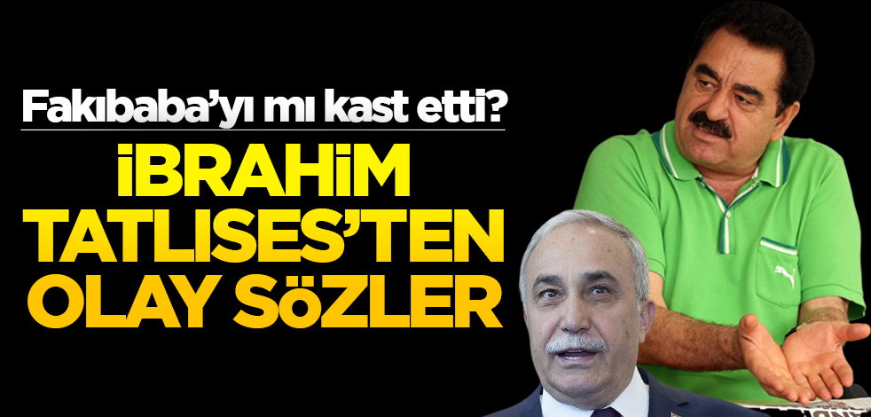 Fakıbaba'yı mı kast etti? İbrahim Tatlses'ten şok sözler: Gerçek yüzünü anlatacağım